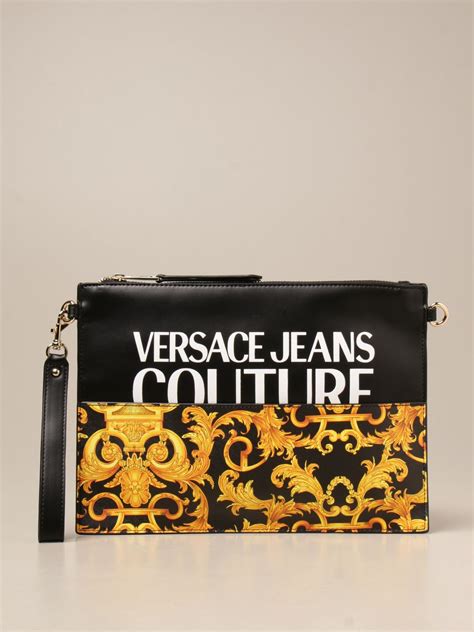 pochette versace jeans couture uomo|Versace Jeans Couture Bags & Briefcases .